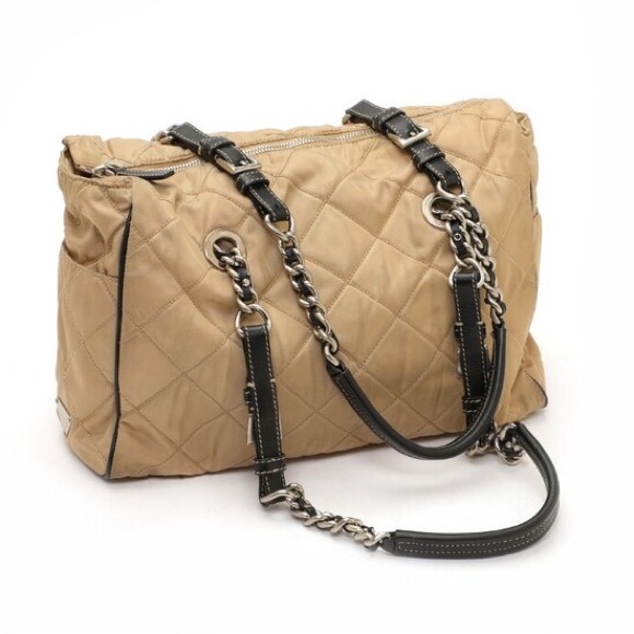 Prada Handbags - Prada Quilted Nylon Clutch